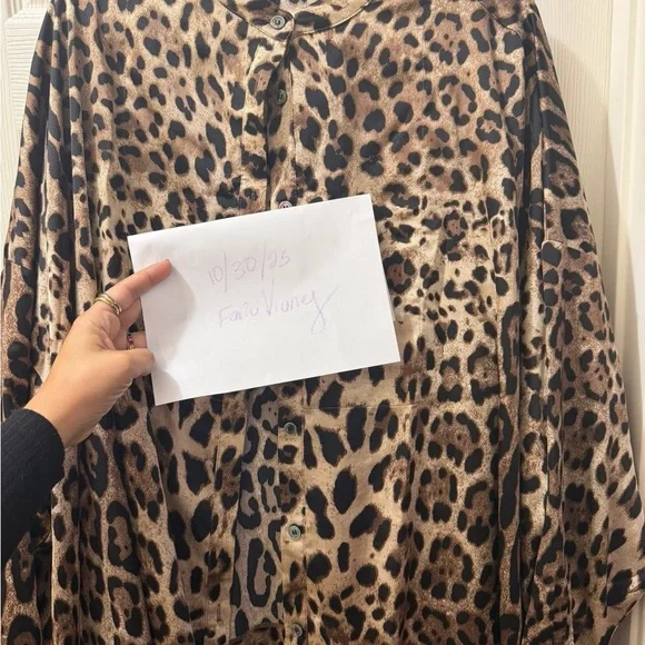 Dressed in LALA Leopard Print Jumpsuit - Picture 2 of 3